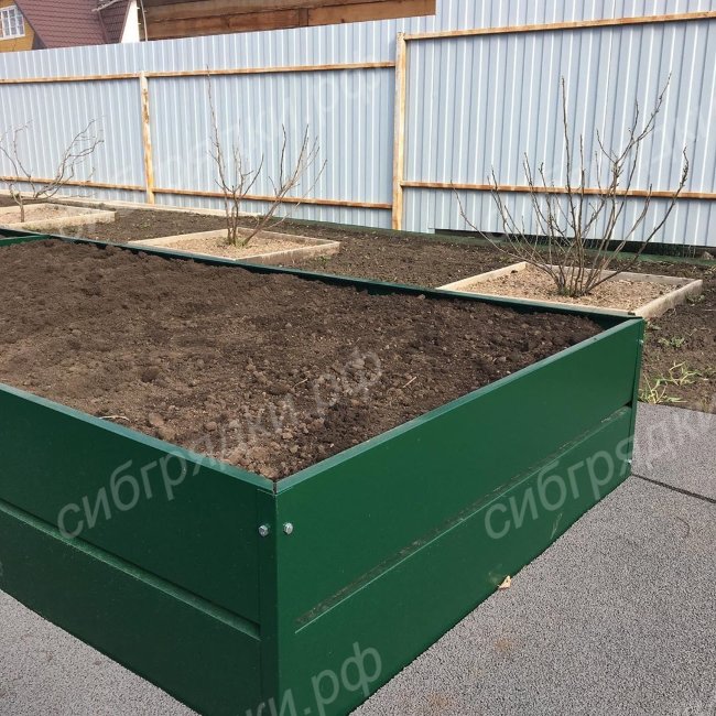 Высокие грядки с двусторонним покрытием (высота 34см)